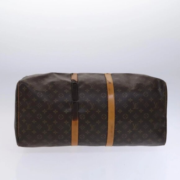 LOUIS VUITTON Monogram Keepall 55 Boston Bag LV Auth - Picture 6 of 16